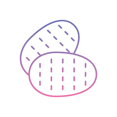 Potato Icon vector stock illustration