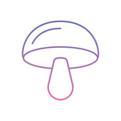 Mushroom Icon vector stock illustration