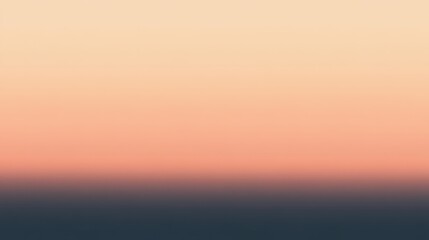 Skyline sunset with soft orange pink gradient background, natural landscape view, tranquil atmosphere for relaxation, perfect for wallpapers or art prints.