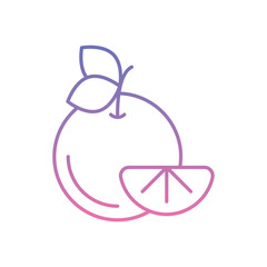 Orange Icon vector stock illustration