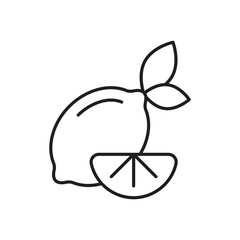 Lemon Icon vector stock illustration