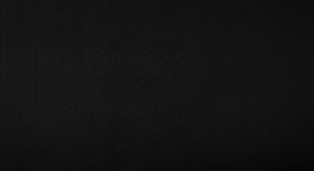 Close-up Texture of Black Fabric:  Woven Textile Background for Design and Fashion Projects