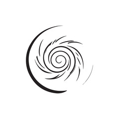 abstract swirl design element
