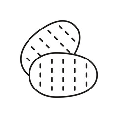 Potato Icon vector stock illustration
