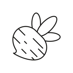 Beetroot Icon vector stock illustration
