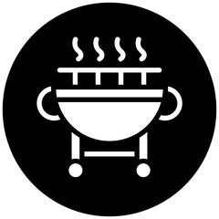 Bbq Grilll Icon Style