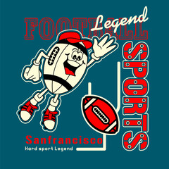 rugby sport typography slogan. Vector illustrations for printed t-shirts, screen printing