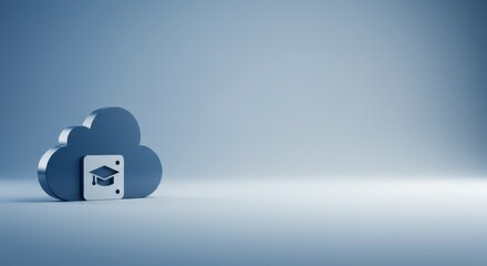Cloud Based Education Platform Digital Learning Online Courses Graduation