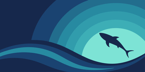 Smooth Navy to Teal Gradient Background – Calming Ocean-Inspired Design