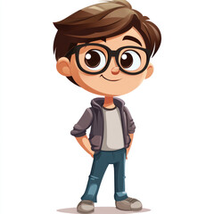 funny cartoon genius