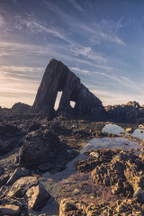 Intertidal architecture.  The sea spends all day working on the coasts and sculpting incredible shapes.