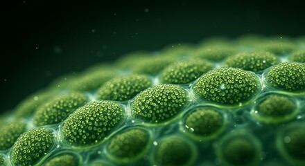 Green Cells with Bubbles