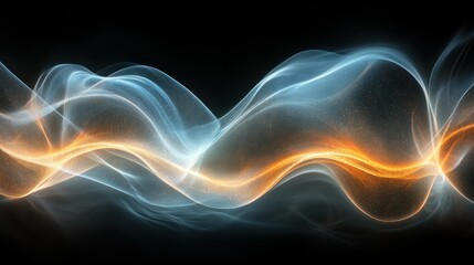 Obraz premium Abstract energy waves