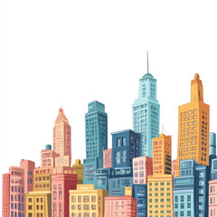 city skyline vector illustration