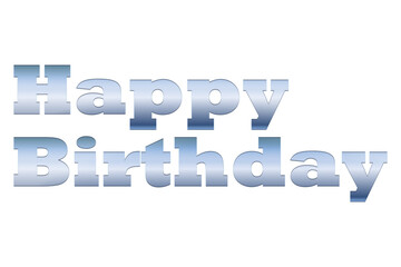 Happy Birthday（誕生日おめでとう）のシンプルなロゴマーク
