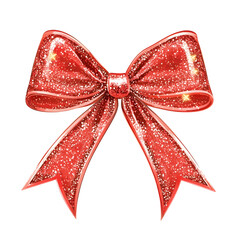 star pattern ribbon bow