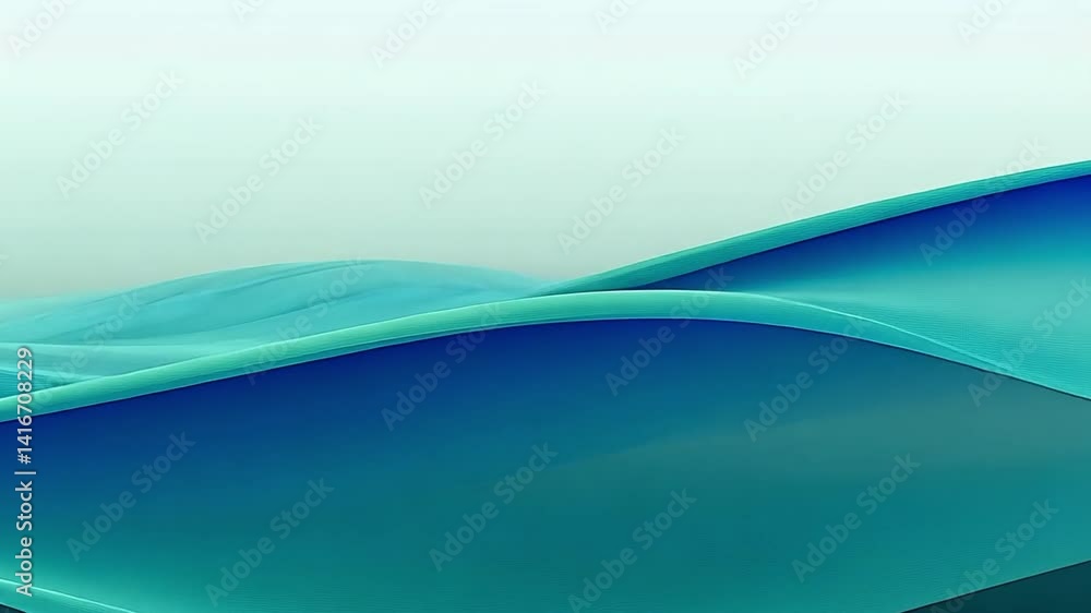 Poster digital waves an abstract journey of light, particles, and energy flow in technology design, showcas
