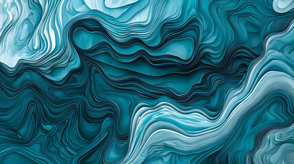 Obraz premium Abstract Blue Digital and Geometric Design Elements