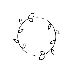Flower Text Frame