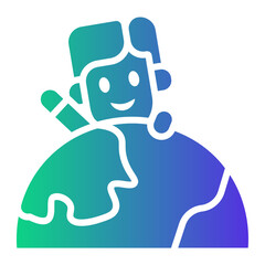 childrens day Gradient icon