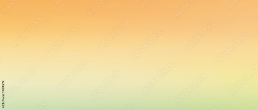 Poster abstract gradient background with warm orange and soft green tones suitable for design, web, print, 