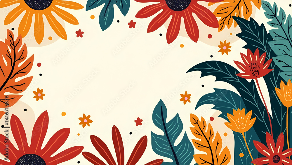 Aufkleber modern festa junina poster layout displaying refined design elements bold graphic patterns cultural 