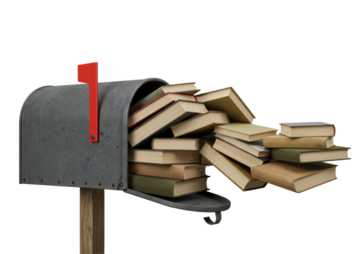 Isolated Overloaded Mailbox Bursting with Books
