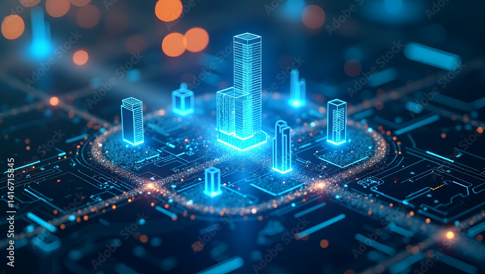 Aufkleber state of the art 5g smart infrastructure framework: integrated digital systems, automated processes 