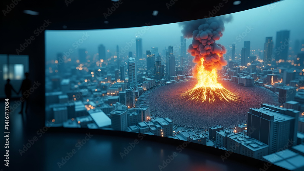 Poster earthquake disaster simulation: advanced digital mapping & interactive models for crisis scenarios i