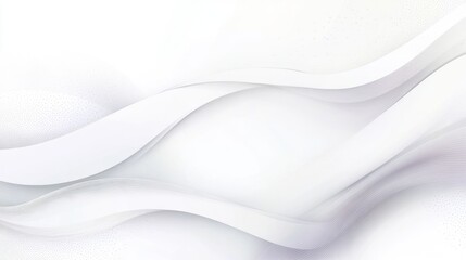 Obraz premium Abstract white wavy lines background design (1)