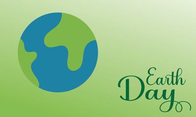 Earth Day concept background.  Vector for websites, mobile interfaces, presentations, banner, visual branding etc. Vector illustration. EPS 10