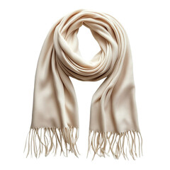 Top view of a Soft Bamboo Fiber Shawl isolated on a white transparent background.