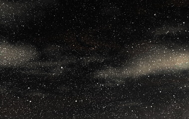 Space star shape sky night background, black starry cosmos abstract pattern dark blue science, textile cosmic galaxy astronomy decoration fantasy wallpaper landscape.