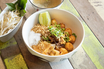 Delicious street food dish urban market cuisine casual setting close-up culinary delight