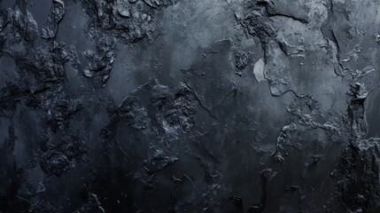 Dark textured wall background for design, abstract wall decor, rough surface, grunge style, artistic backdrop, interior design inspiration, modern aesthetic.