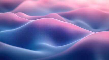 Obraz premium Abstract wavy surface with soft color gradients
