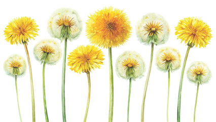 Obraz premium The most beautiful flower is extinct Clipart Watercolor 