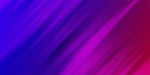 Fototapeta premium Abstract Halftone Pattern in Purple and Pink Gradient Design