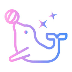 circus Line Gradient Icon