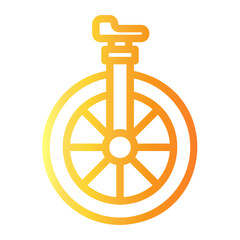 Fototapeta premium entertainment Line Gradient Icon