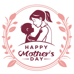 Obraz premium Mother day 'Happy mother's day' greetings 