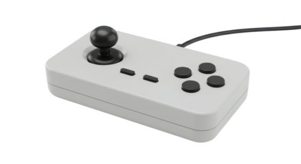 Isolated Classic Retro Gaming Joystick Controller