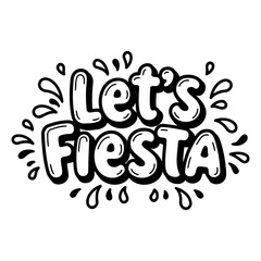 Obraz premium Bold, hand-drawn typography graphic perfect for social media or marketing materials. Fun and festive style.