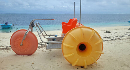 watersport equipment on the maldives