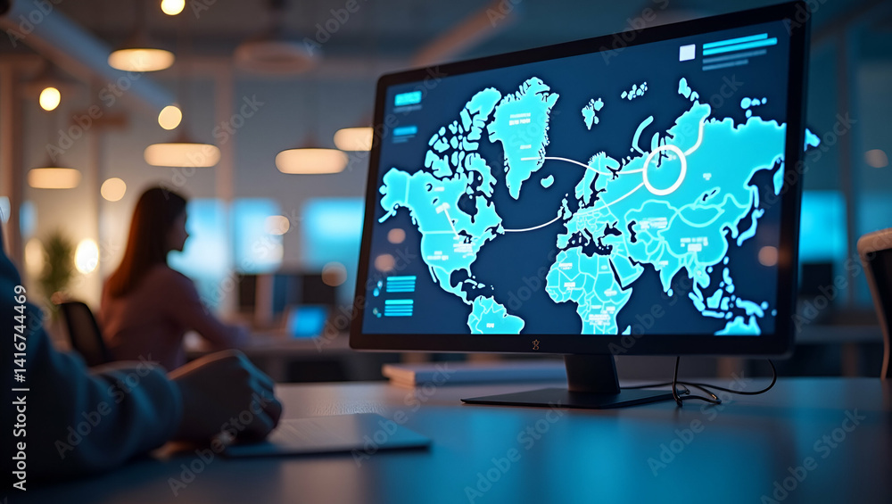 Poster showcase vibrant corporate photo stock imagery highlighting scrum collaboration tools within modern 