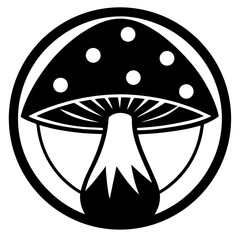 vector illustration of mushroom