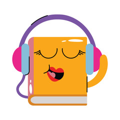 Music book vector Sticker. Eps 10 file