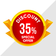 35% Off Promotion Banner - Special Offer Discount