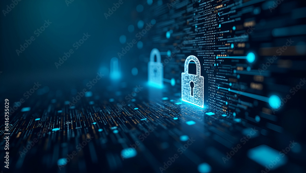 Poster examine comprehensive global cybersecurity challenges disrupting digital infrastructures internation