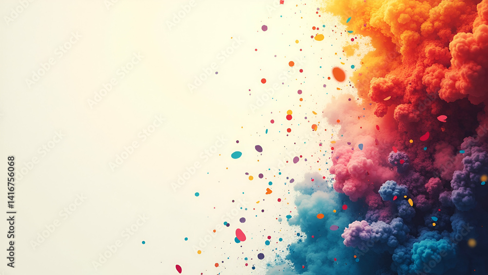 Poster high-resolution pride month banner: sophisticated imagery with dynamic layouts and symbolism of dive